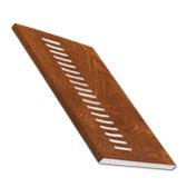 10mm Vented Soffit Board Light Oak