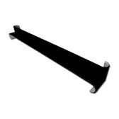 Bullnose Fascia Corner Int 500mm Black Ash