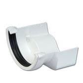 Half-Round Gutter Angle Adjust 50-156 Deg (White)
