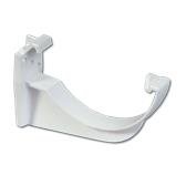 Half-Round Gutter Fascia Bracket (White)