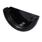 Deep Flow Gutter 4 Mtr Black