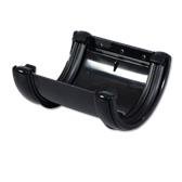 Half-Round Gutter Union Bracket (Black)