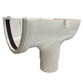 Hi-Cap Stop End Outlet (White)