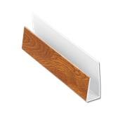 Hollow Soffit J-Trim Light Oak