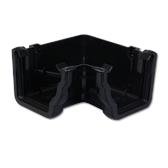 Ogee Gutter Angle Int 90 Deg (Black)