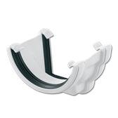 Ogee Half-Round Gutter Adptr LH (White)