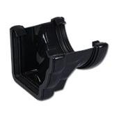 Ogee Half-Round Gutter Adptr RH (Black)