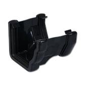Ogee Square Gutter Adptr RH (Black)