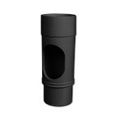 Round Downpipe Access Pipe (Black)