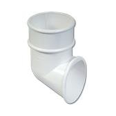 Round Downpipe Shoe (White)