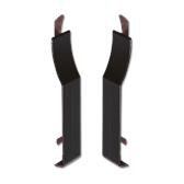 Shiplap Cladding 150mm Joint Cover Black