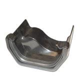 Square Cast Iron Ogee LH Gutter Adptr (Black)