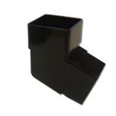 Square Downpipe Offset Bend 112 Deg (Black)