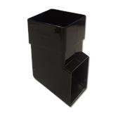 Square Downpipe Shoe (Black)