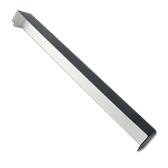 Square Fascia Corner Ext D-Ended 500mm Anthracite Grey Woodgrain