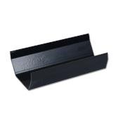 Square Gutter 4 Mtr Black