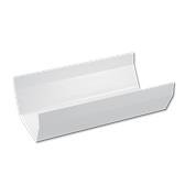 Square Gutter 4 Mtr White