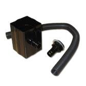 Square Round Downpipe Rainwater Diverter (Black)
