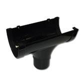 Xtraflo Gutter Run Outlet (Black)