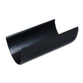 Deep Flow Gutter 4 Mtr Black