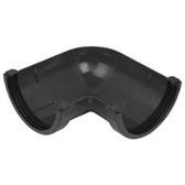 Half-Round Gutter Angle 90 Deg (Anthracite)