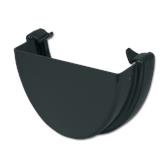 Hi-Cap Gutter Stop Ends Anthracite Grey