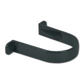 Round Downpipe Clip Anthracite Grey
