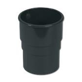 Round Downpipe Socket Anthracite Grey